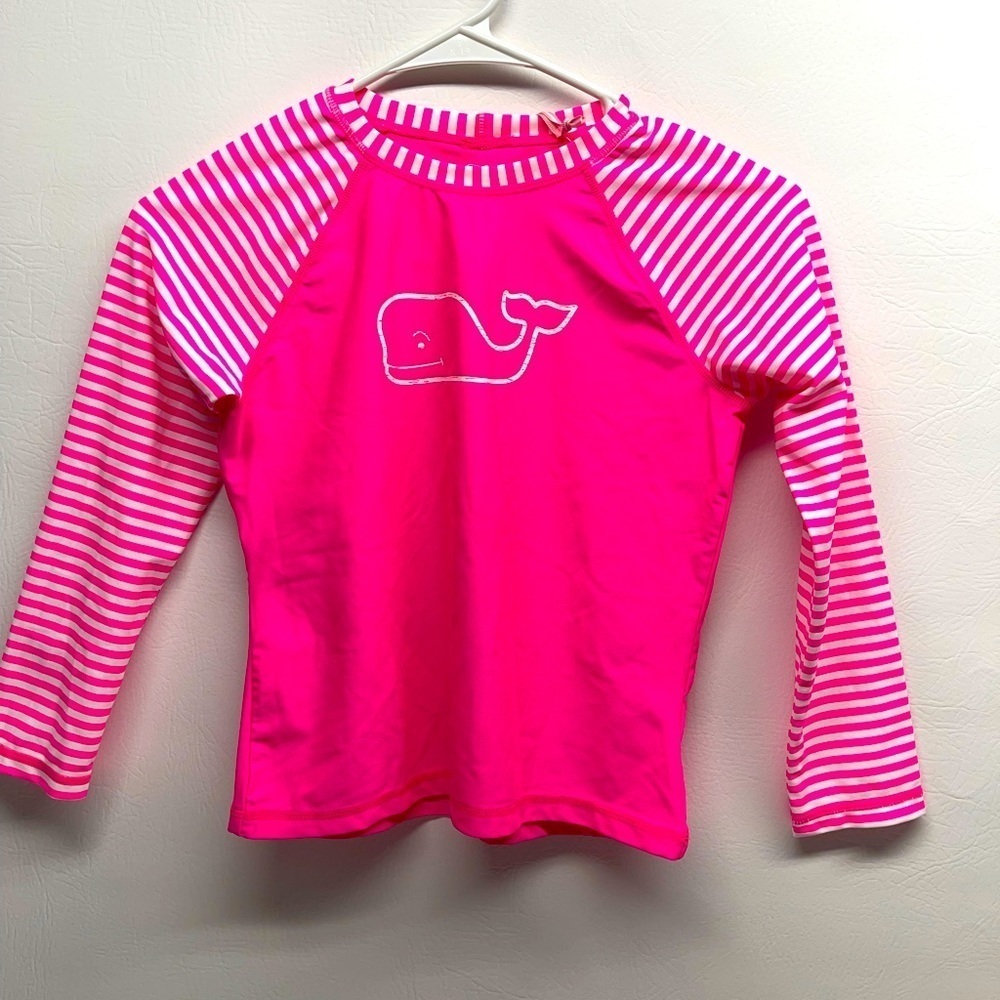 Vineyard vines girls swim shirt long sleeves size M 10-12 nwt